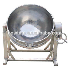stainless steel double jacketed steam cooking kettles with agitator